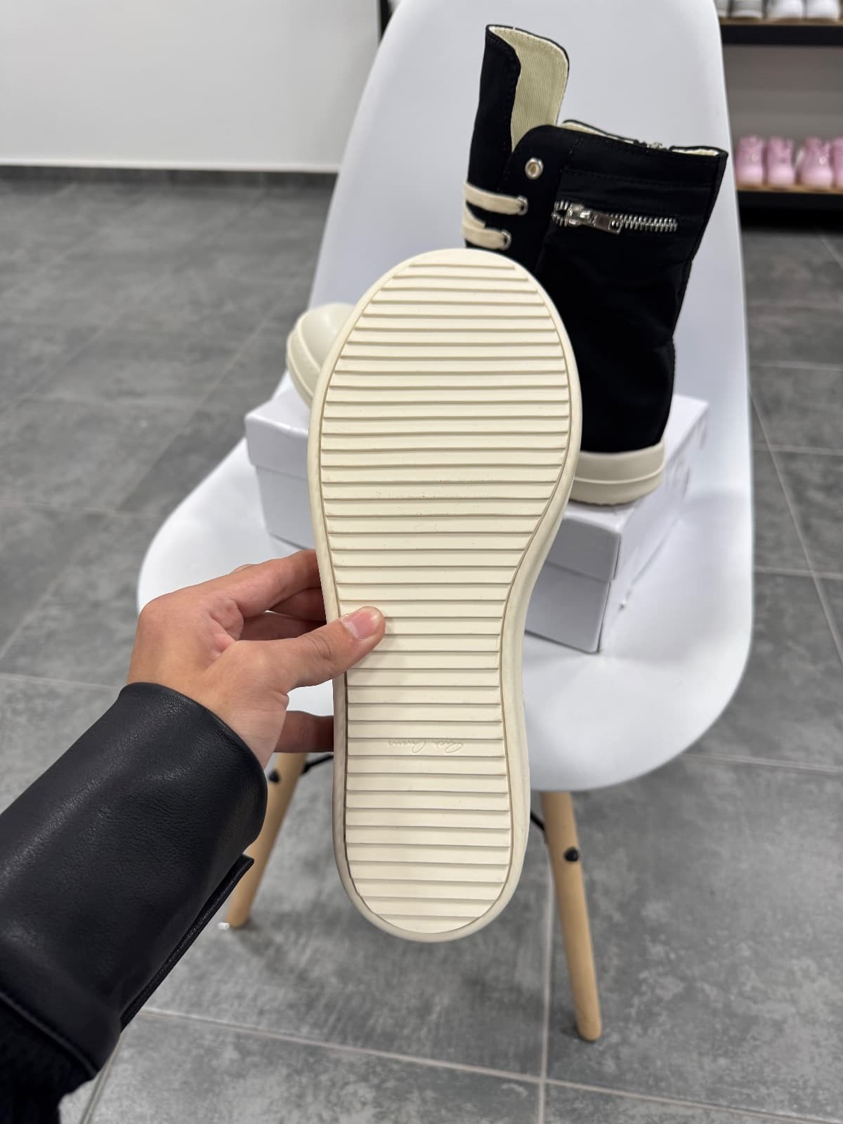 Rick Owens DRKSHDW High Sneaks — 4
