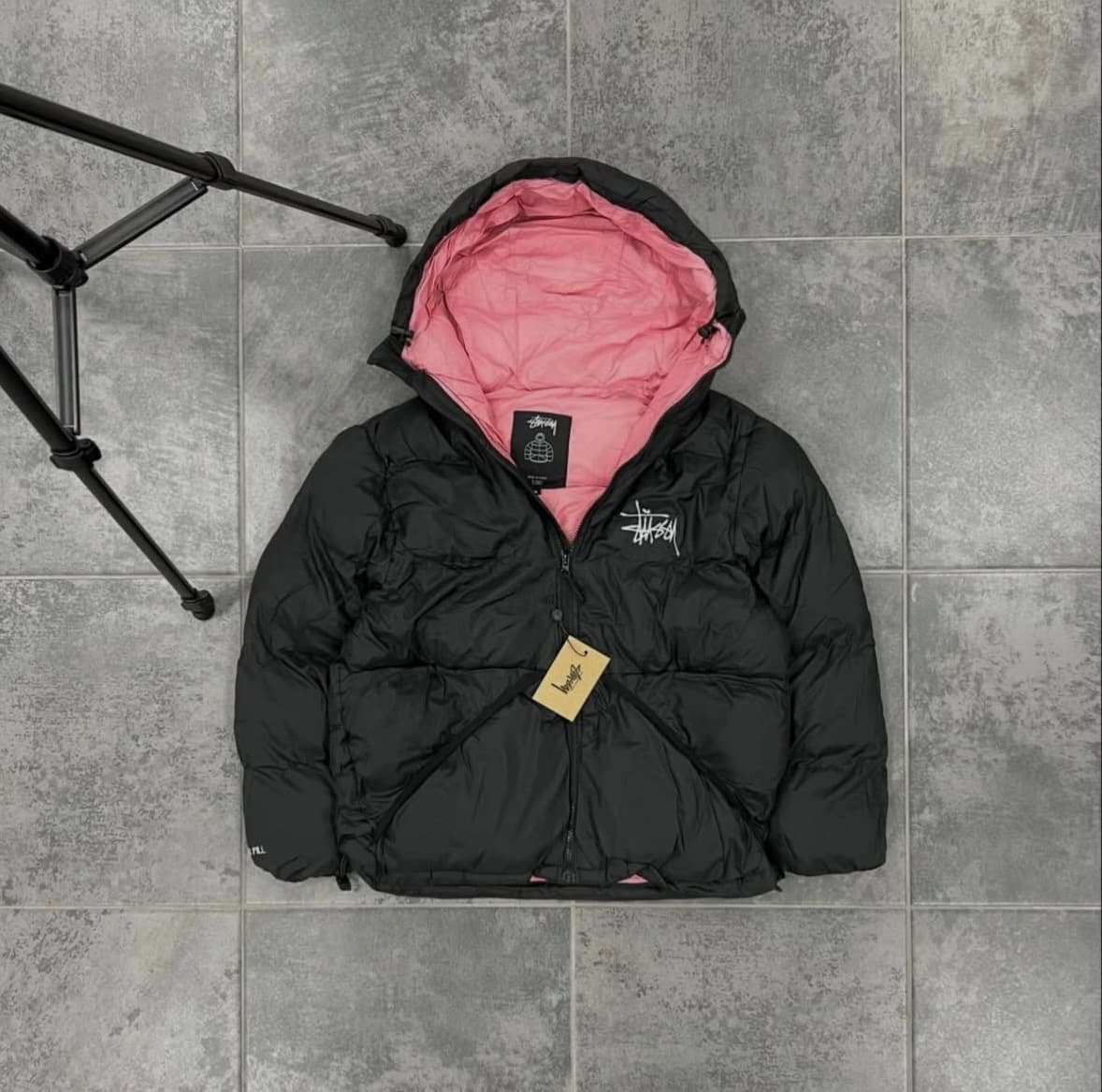 Stüssy Hooded Puffer Jacket — 1