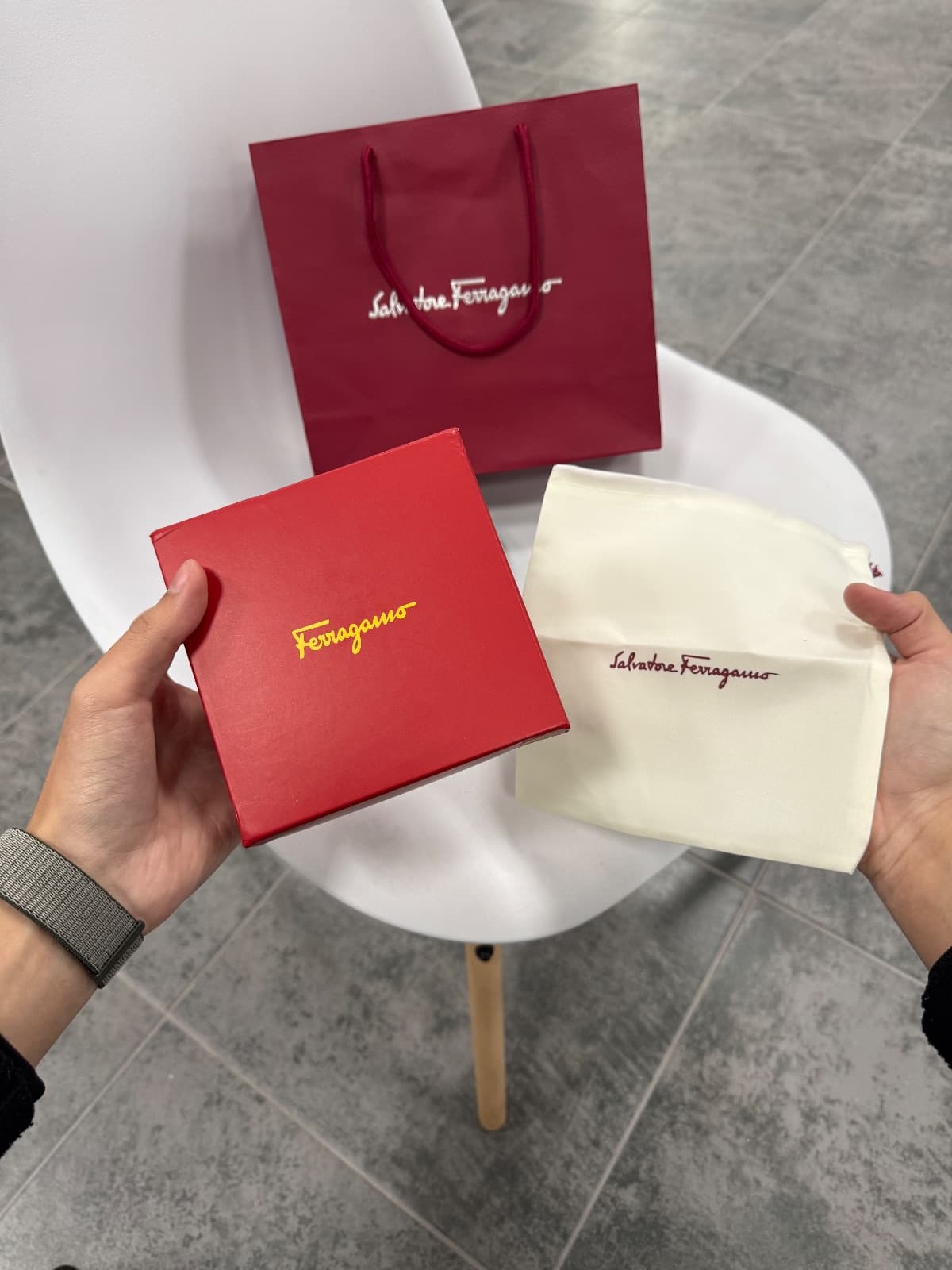Ferragamo Reversible and Adjustable Gancini — 2